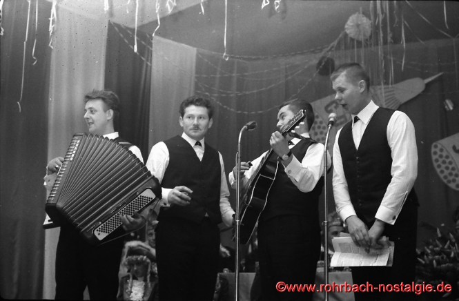 1966 Bei der CDU-Prunksitzung in der TG Turnhalle