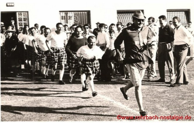 Die Schotten unterwegs zur Mittellinie