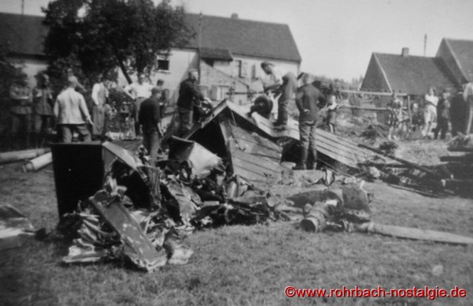 Das abgestürzte französische Flugzeug