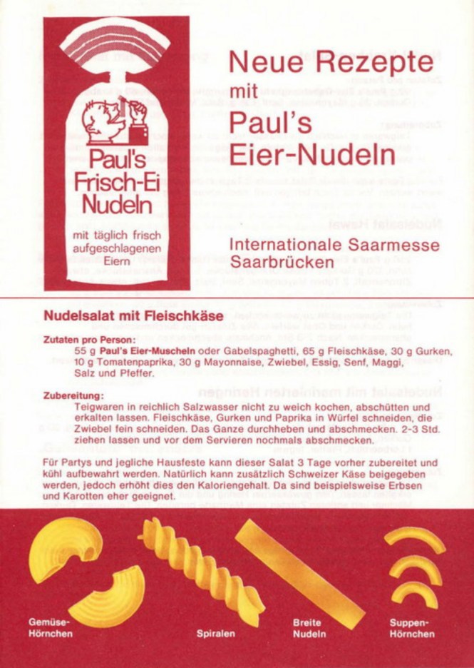 Rezept für Nudelsalat mit Fleischkäse