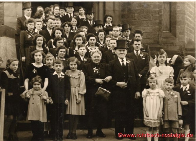 1951 - Die Hochzeitsgäste der Diamantenen Hochzeit