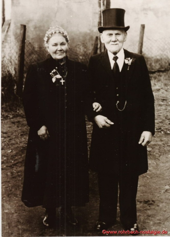 1951 - Diamantene Hochzeit von Jakob Jacob und seiner Frau Luise