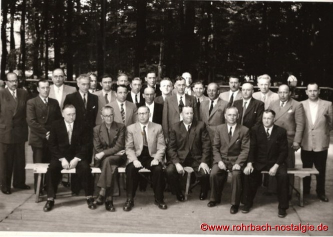 Beim Waldfest werden Ehrungen und Beförderungen vorgenommen. Hier werden auch die berühmten "Heckel-Waldfestingenieure" ernannt