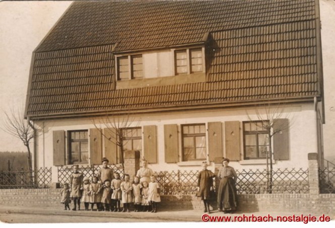1913 Schulkinder Evangelischen Volksschule in der Mühlstraße