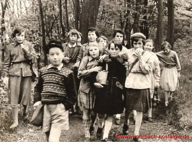 Um 1954 Ausflug an die Saarschleife