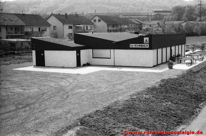 Am 11. Mai 1979 wird das Sportheim in den Königswiesen eingeweiht