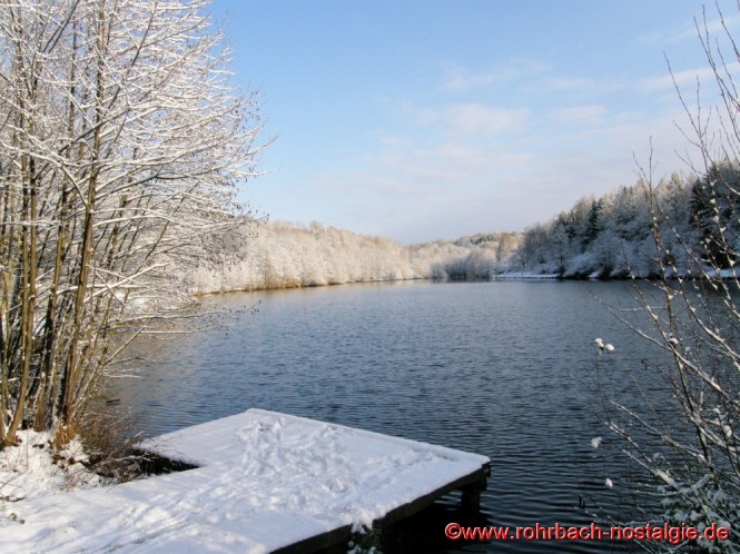 Winteridylle am Glashütter Weiher