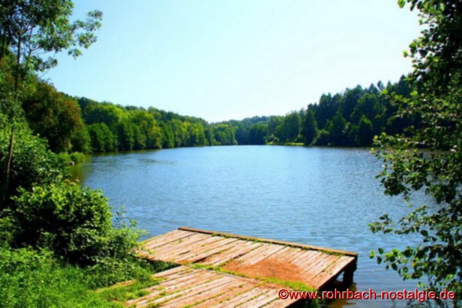 Blick auf den Glashütter Weiher (Foto: Marietta Schwarz)