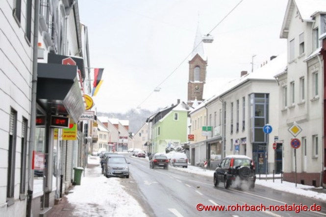 Blick von der Drehscheibe zur Johanneskirche