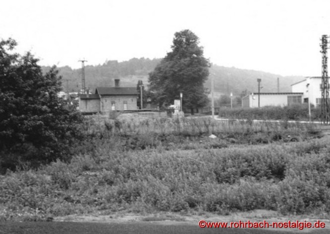 Blick auf den Rohrbacher Bahnhof