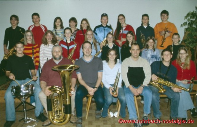 2002 Der Musikverein im Probelokal