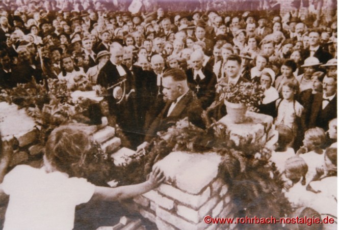 1936 Grundsteinlegung zur Saardankkirche