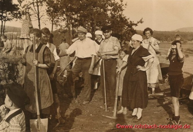 1936 im Frühjahr-Aushub der Christuskirche-4