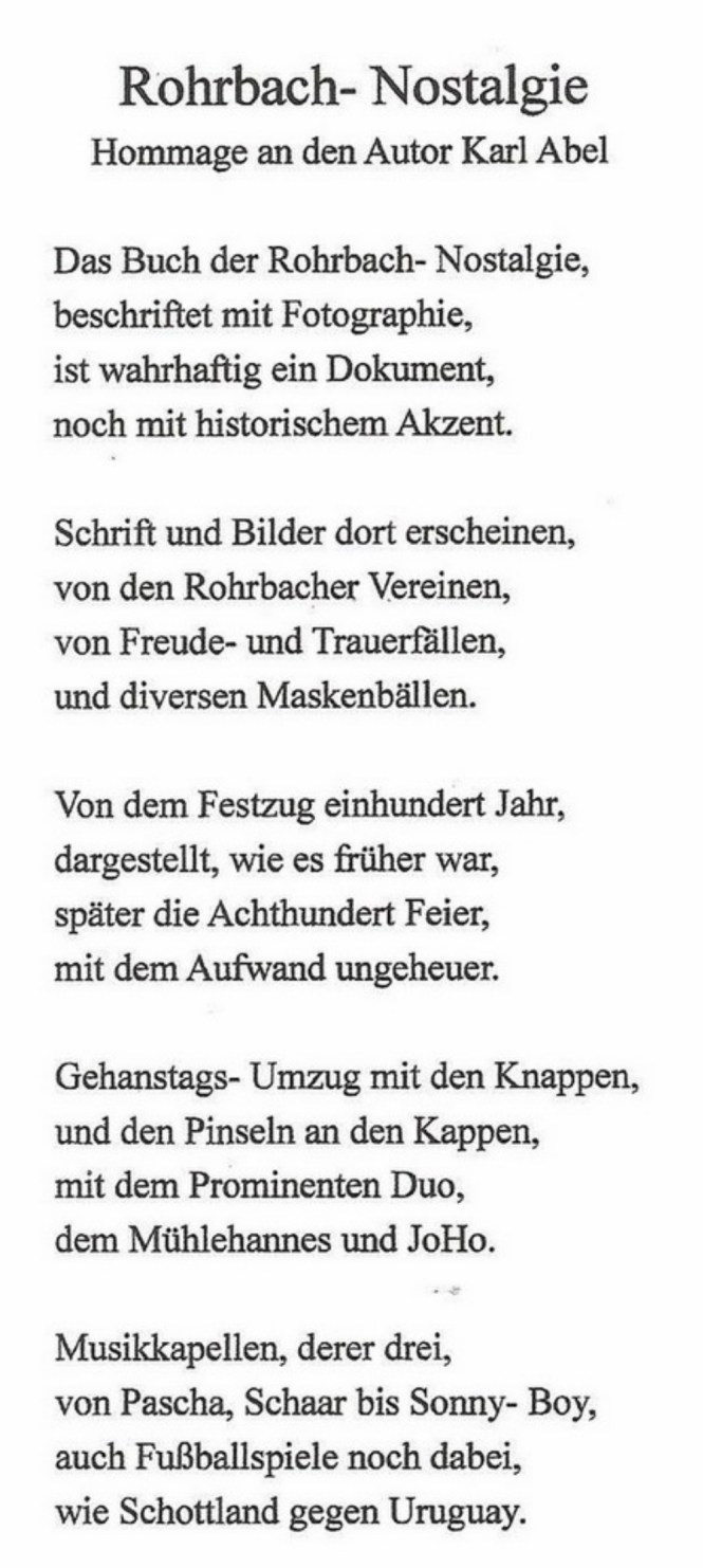 Gedicht Rohrbach Nostalgie-1aa