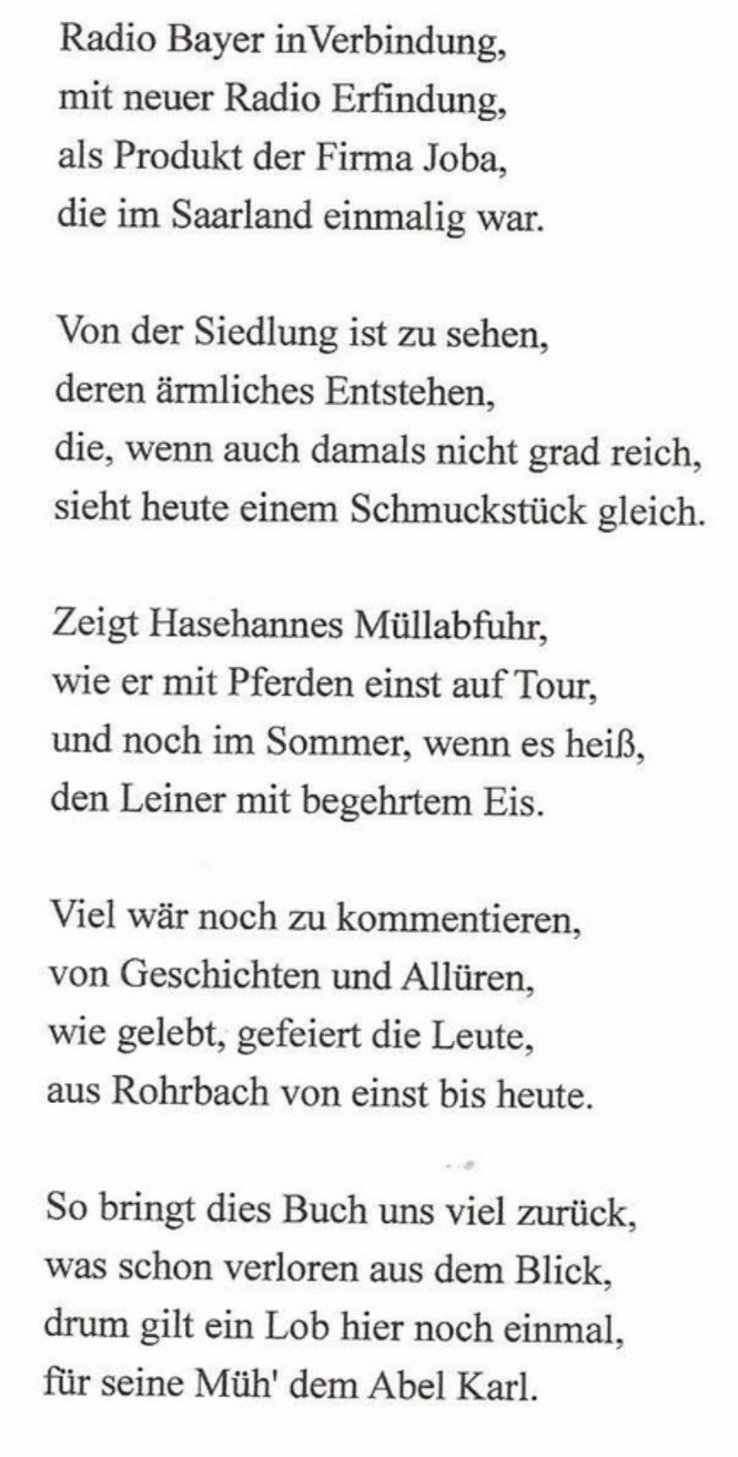 Eine Hommage von Günter Jung an Karl Abel