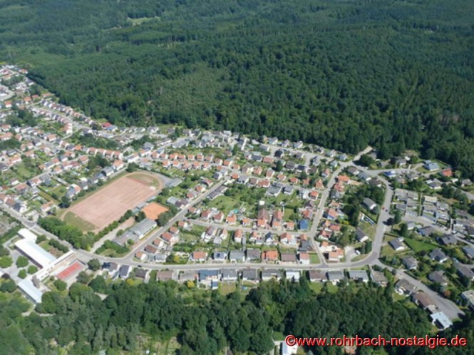 2012 - Luftaufnahme der gesamten Rohrbacher Siedlung mit allen Bauabschnitten (Foto: Martin Staut)