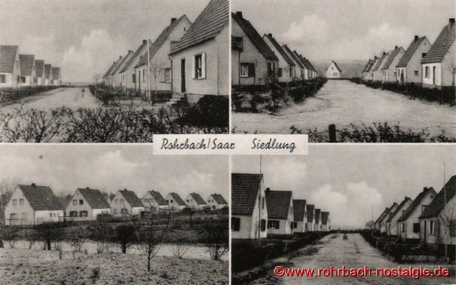 1944 - Die Rohrbacher Waldsiedlung am Tummelplatz