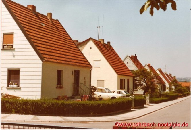 Alte Siedlungshäuser im Jahr 1976