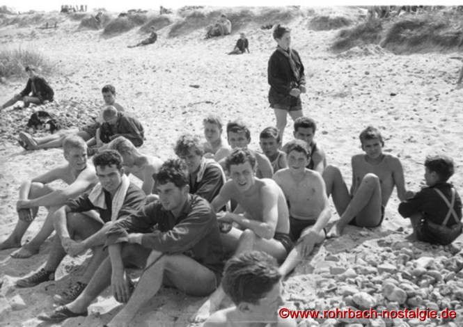 1962 - Rohrbacher und Blieskasteler Pfadfinder beim BDP-Bundeslager in Noehr an der Ostsee