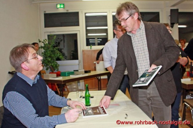 Ein weit angereister Rohrbacher, Franz Hussong, aus der Nähe von Ulm