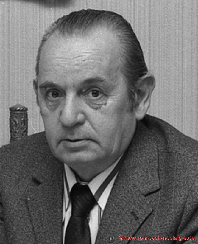 "De Pascha Max" (Max Deckarm) ehemaliger Schiedsmann der Gemeinde Rohrbach