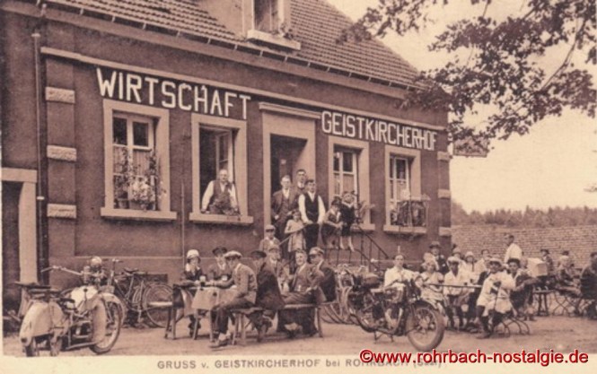 Das Gasthaus Wirtz vor dem Umbau um das Jahr 1933