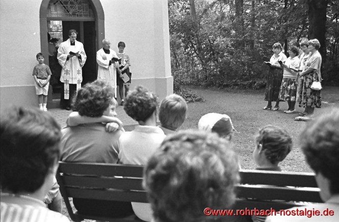 1986 Maiandacht an der Geistkircher Kapelle