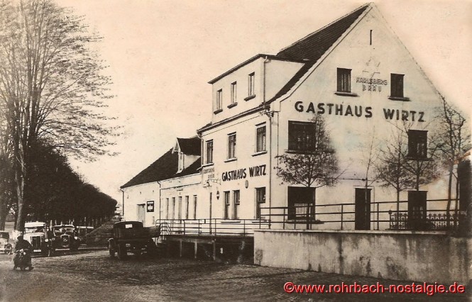 Das Gasthaus Wirtz nach dem Umbau 1935