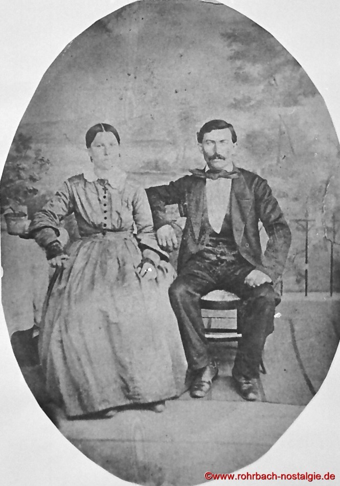 Peter Wirtz und seine Frau - Erbauer der ersten Geistkircher Kapelle