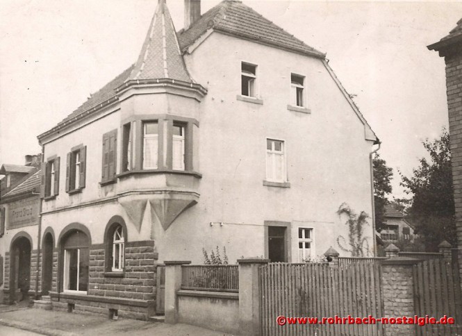 Um 1925 Haus der Bau- und Möbelschreinerei Franz Stolz