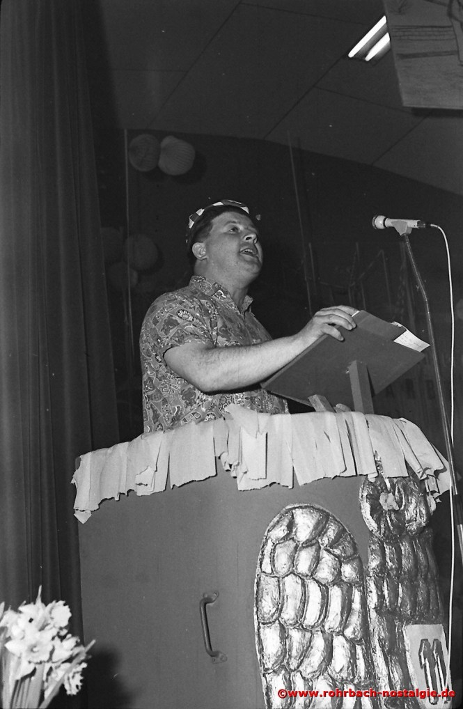 1968 Der bekannte St. Ingberter Büttenredner Karl Jung