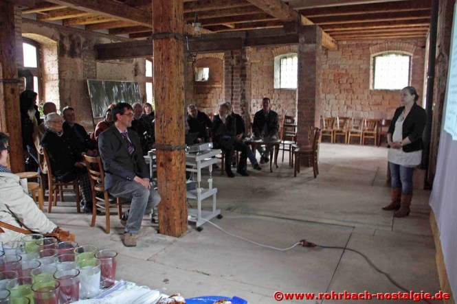 Blick in den Raum, in dem später Ausstellungen und Konzerte stattfinden sollen