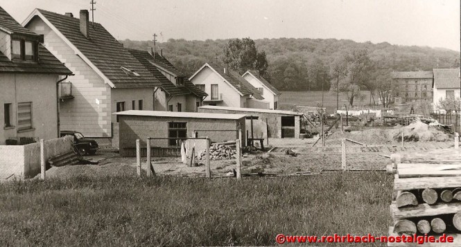 Blick Anfang der 60er Jahre von der Mühlstraße auf die Rohrbacher Mühle