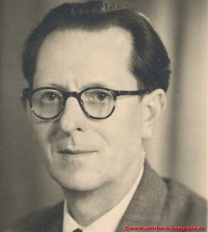 1960 Der langjährige Dirigent des Chores Georg Wilker aus Saargemünd