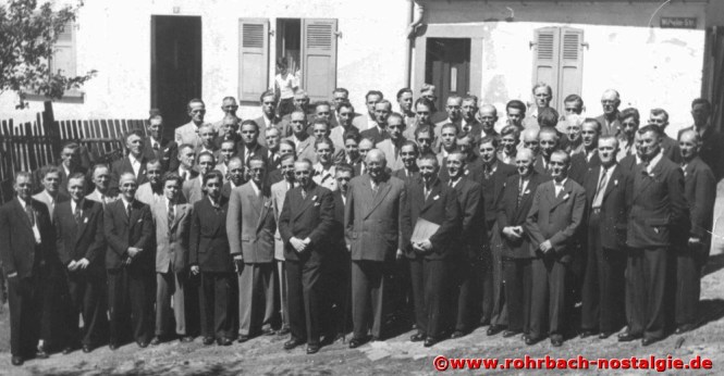 Der Männerchor um 1950