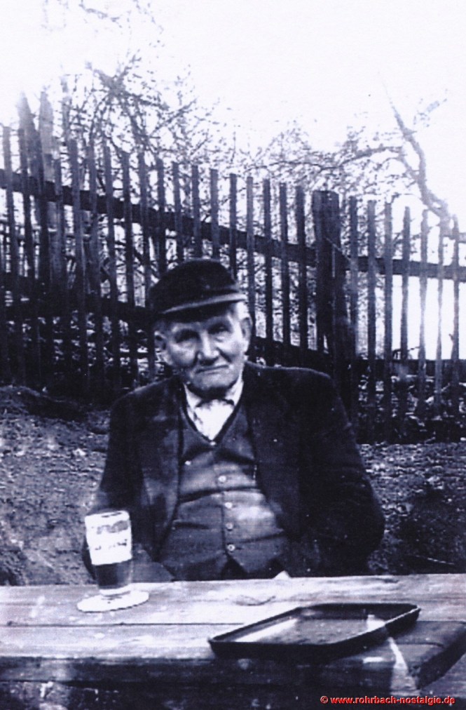 Großgrundbesitzer Ludwig Pauly senior im Jahr 1955. Er stirbt am 20. Juli 1956 im Alter von 86 Jahren