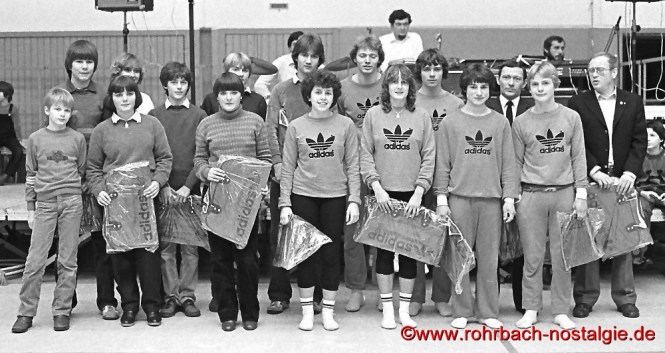 1980 Meisterehrung beim TV 66 Rohrbach