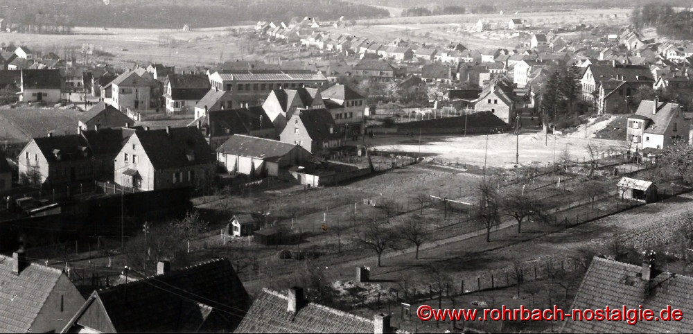 Um 1935 Blick vom Franzosenkopf auf Rohrbach-1
