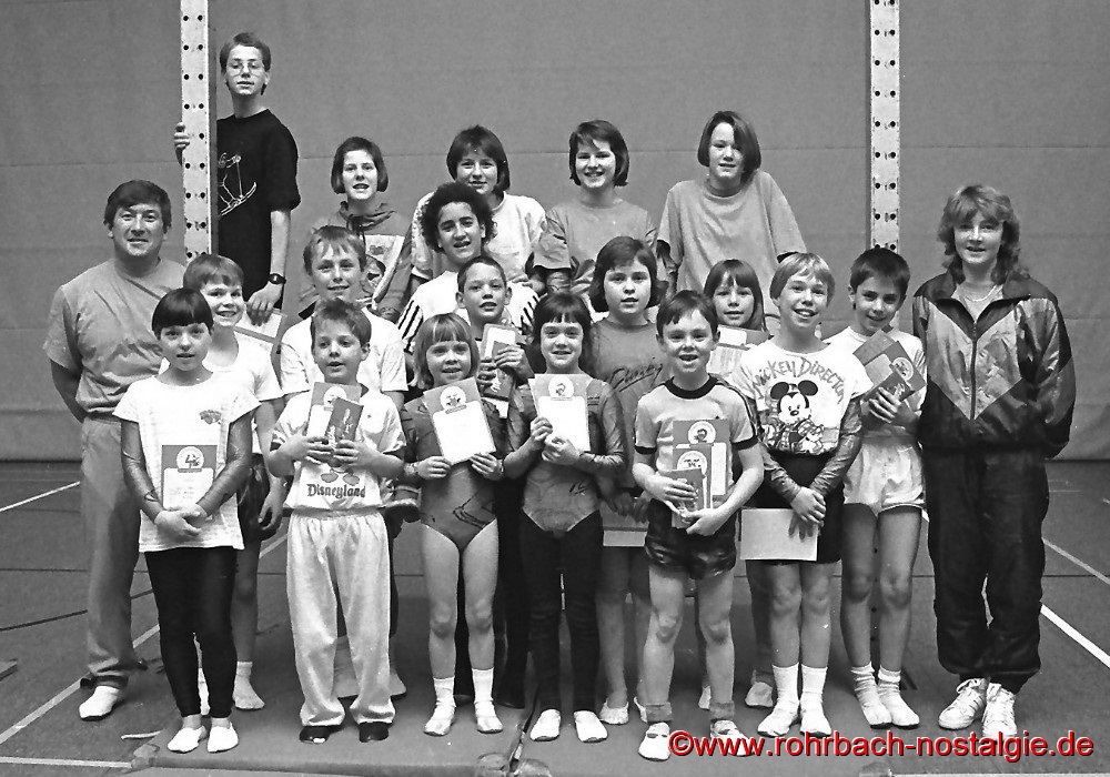 1991 Erfolgreiche Absolventen des Sportabzeichens