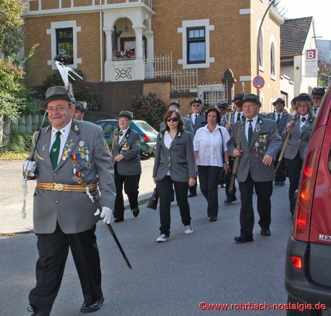 Voran der Schützenverein