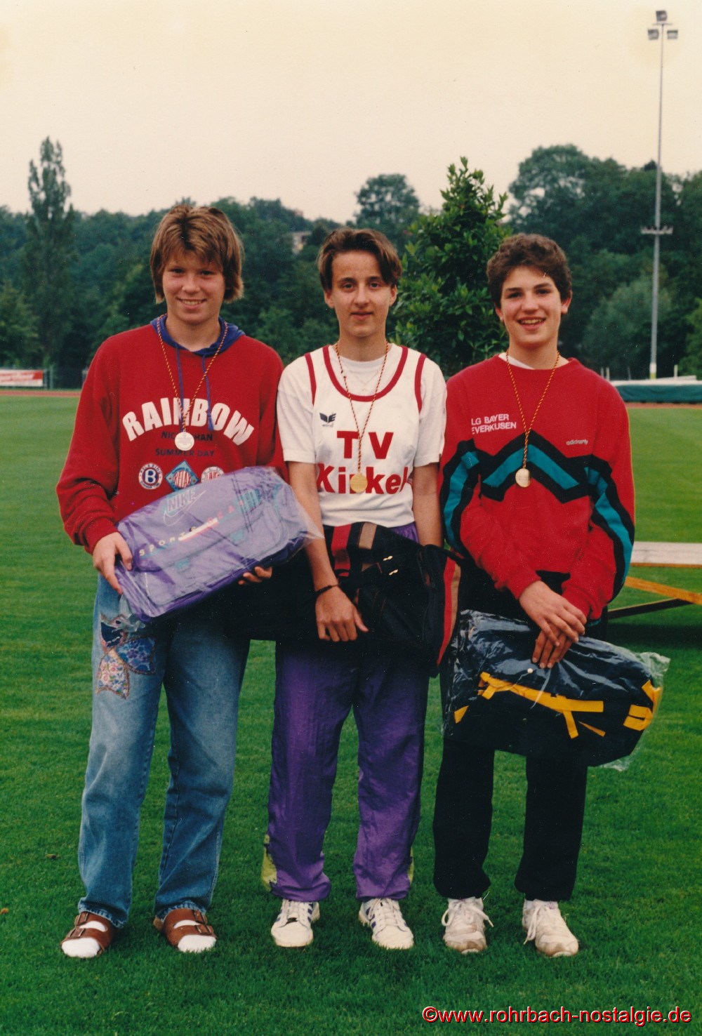 Die 3 Medaillengewinner: Claudia Venghaus, Sandra Abel und Caroline Gerhardt
