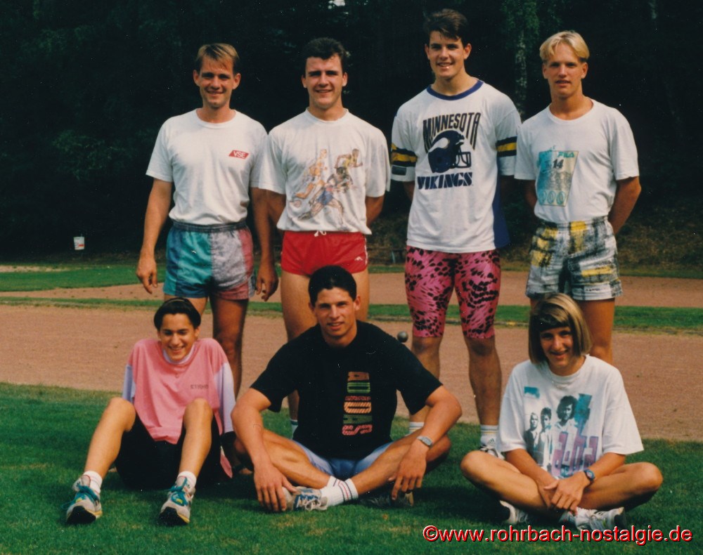 Sommer 1991Trainingsgruppe am Olympistützpunkt Saarbrücken