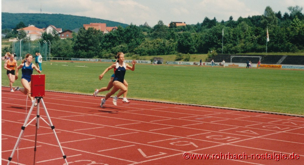 1994 Sandra Abel Siegerin über 200 m bei den saarländischen jugendmeisterschaften in St. Wendel