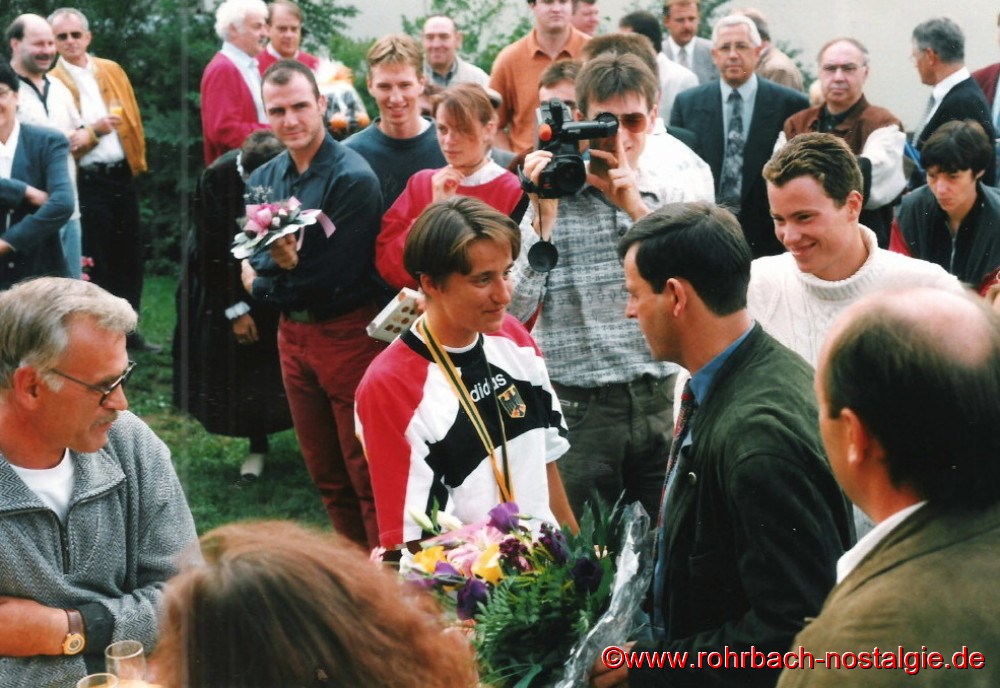 Walter Ammon, Beigeordneter der Stadt St. Ingbert, überbrachte die Glückwünsche der Stadt St. Ingbert